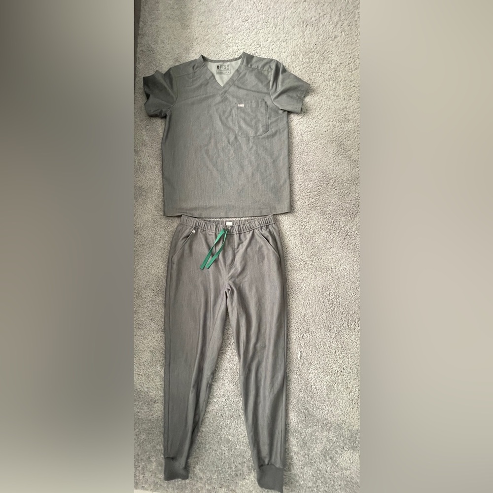 Figs Scrubs Leon Top Tansen Jogger Pants Size Medium